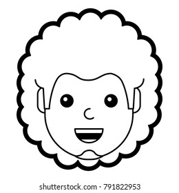 character man face laughing happy image