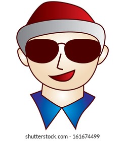 character man Face With Sunglasses 