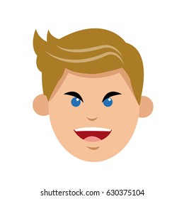 character man frown face open mouth