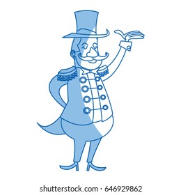 character man host circus show image