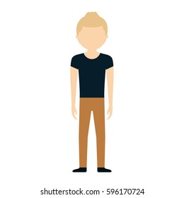 character man male design vector illustration eps 10
