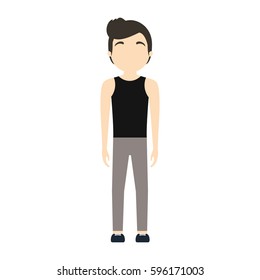 character man male design vector illustration eps 10
