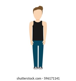 character man male design vector illustration eps 10