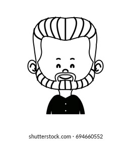 character man male portrait happy people