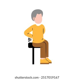 Carácter Del Hombre Con Osteoporosis