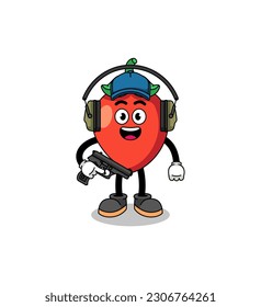 Maskottchen für Chilischoten , Charakterdesign