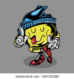 character mascot vector smiley yellow 2