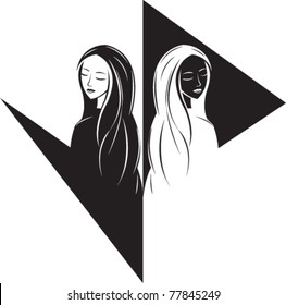 character of the masculine and womanish beginning