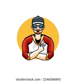 Personajes personas diseñan plantilla vectorial