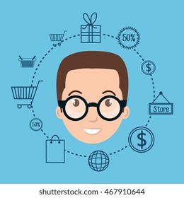 character money buy web vector illustration graphic