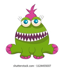  character monster, green