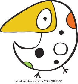 character monsters fictional funny cartoons animals vector