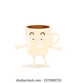 character mug with coffee