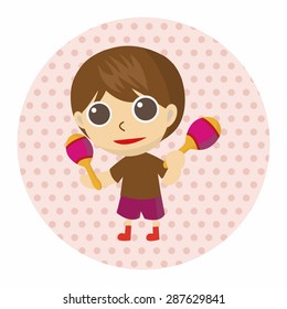 character musician theme elements