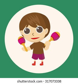 character musician theme elements