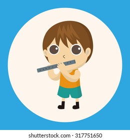 character musician theme elements