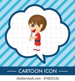 character musician theme elements