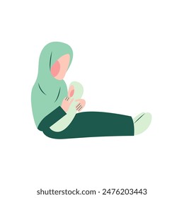 Character Of Muslim Mother Breastfeeding