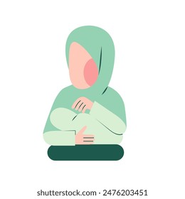 Character Of Muslim Mother Breastfeeding