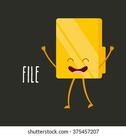 character office icon design 