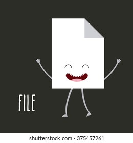 character office icon design 