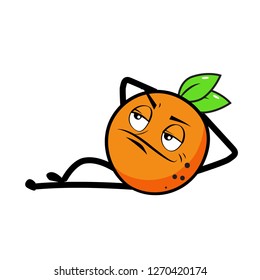 Character Orange, Cartoon Character