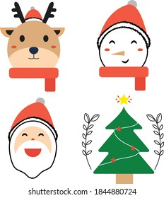 character pack christmas vector for you.