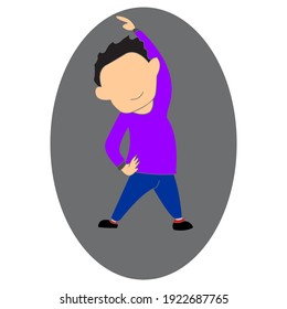 character people vektor icon logo design