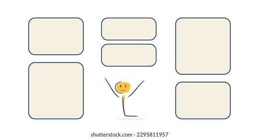 character points to the board, project presentation. training, information, rules, communication