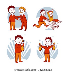 Character Poses For Business