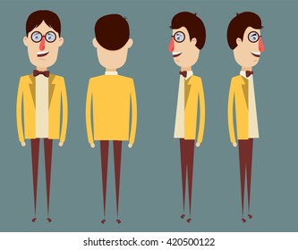 Character front back side Images, Stock Photos & Vectors | Shutterstock