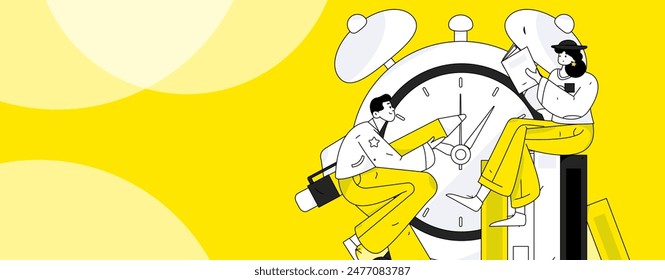 Character reading quietly vector concept operation hand drawn illustration
