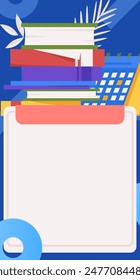 Character reading quietly vector concept operation hand drawn illustration
