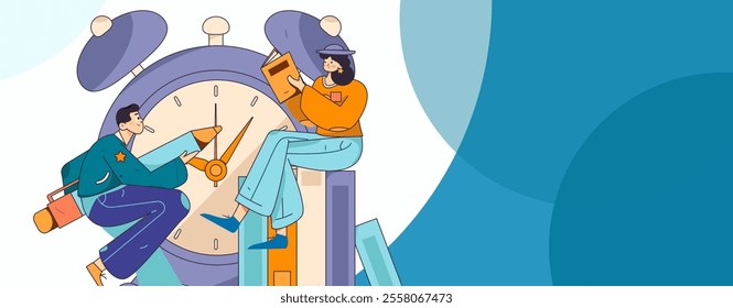 Character reading quietly vector concept operation hand drawn illustration
