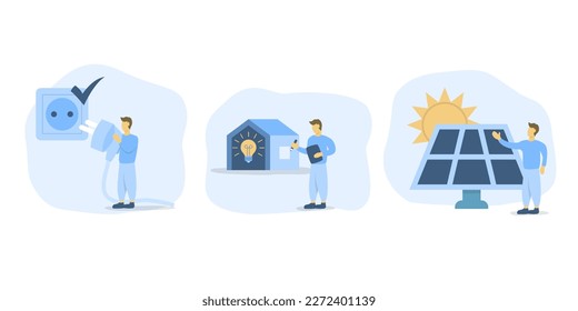 Character reduce energy consumption, unplug appliances