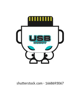 robot USB, mascota para su negocio