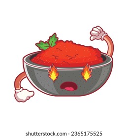 Character of Sambal With Shrimp Paste. For tshirt or sticker