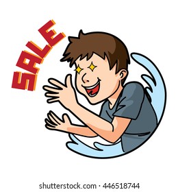 character screaming SALE