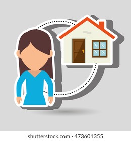 character secure protection vector illustration eps 10