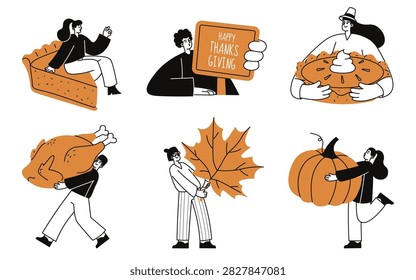 Character set carrying pie