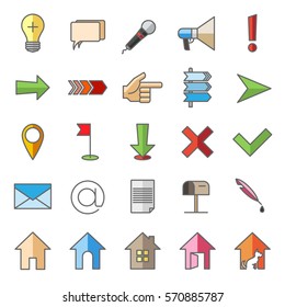The character set for the Internet. Twenty-five different icons.
