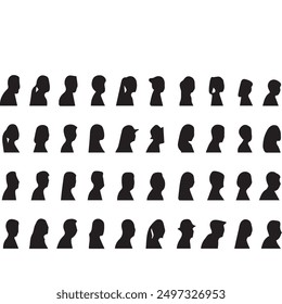 Character Silhouette Images Vector eps 10