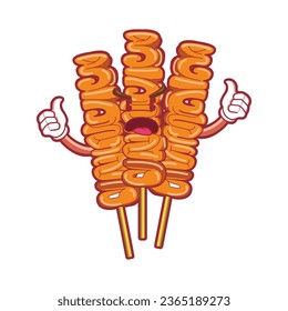 character of Skewered Intestine. For tshirt or sticker