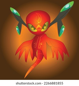 character soul fire cartoon design