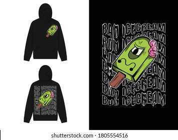 Character Streetwear Hoodie
Bad Ice Cream Design