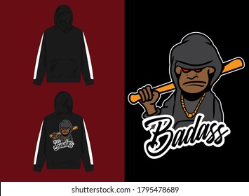 Character Streetwear Hoodie
Badass Man With Bat