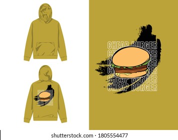 Character Streetwear Hoodie
Cheap Burger Design