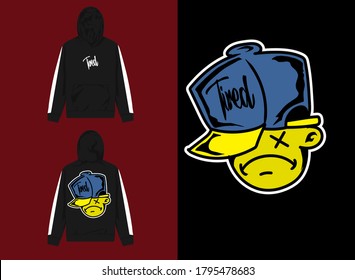Character Streetwear Hoodie
Hat Emoji Design