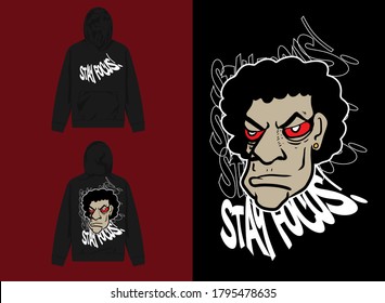 Character Streetwear Hoodie
Stay Focus with A Red Eyes Design