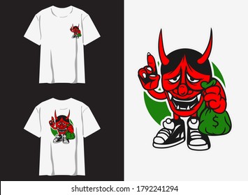 Character Streetwear Tshirt
Character Devil Face